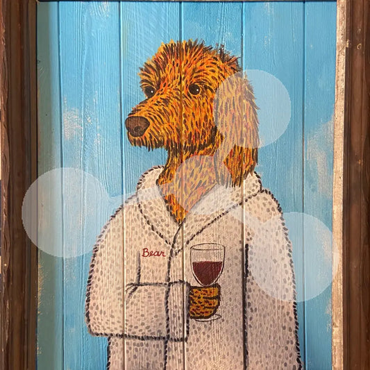 Bear In A Robe Painting